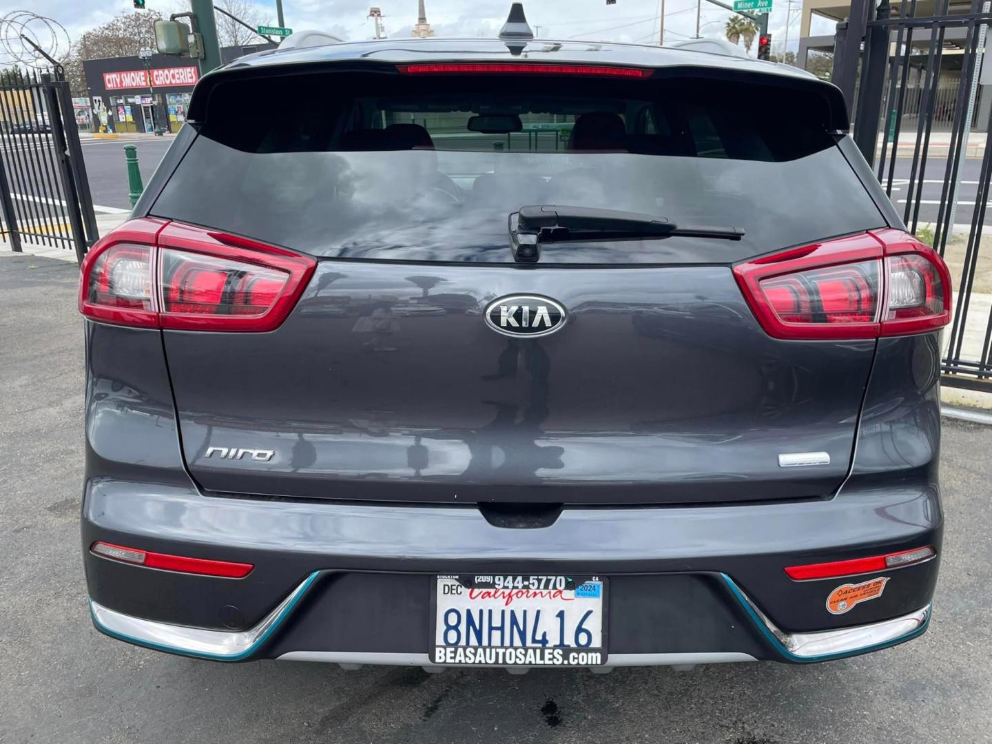 2019 DARK GRAY /GRAY Kia Niro Plug In Hybrid (KNDCD3LD9K5) , located at 744 E Miner Ave, Stockton, CA, 95202, (209) 944-5770, 37.956863, -121.282082 - Photo#13